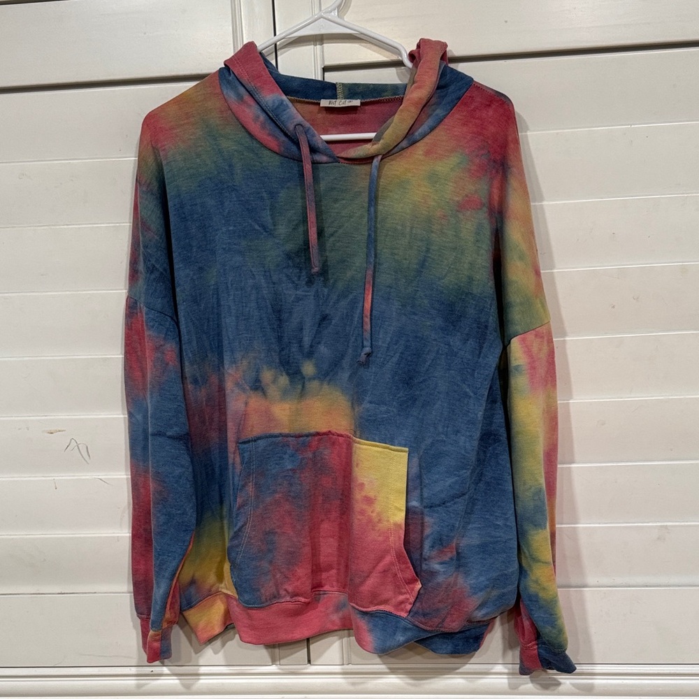 Colorful Tie-Dye Women's Hoodie